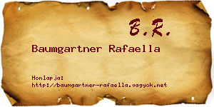 Baumgartner Rafaella névjegykártya